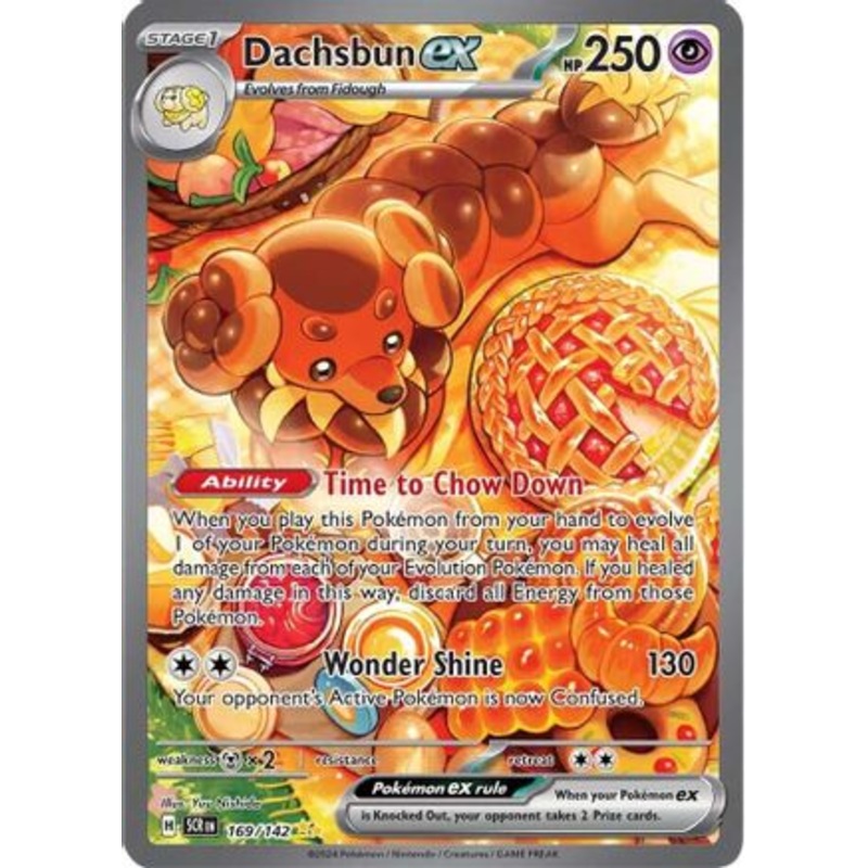 Dachsbun ex 169/142  - Holofoil SV07 Stellar Crown - Special Illustration Rare