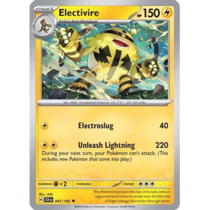 Electivire 047/142  SV07 Stellar Crown - Uncommon