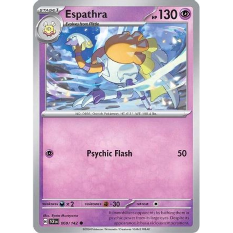 Espathra 069/142  - Reverse Holofoil SV07 Stellar Crown - Common