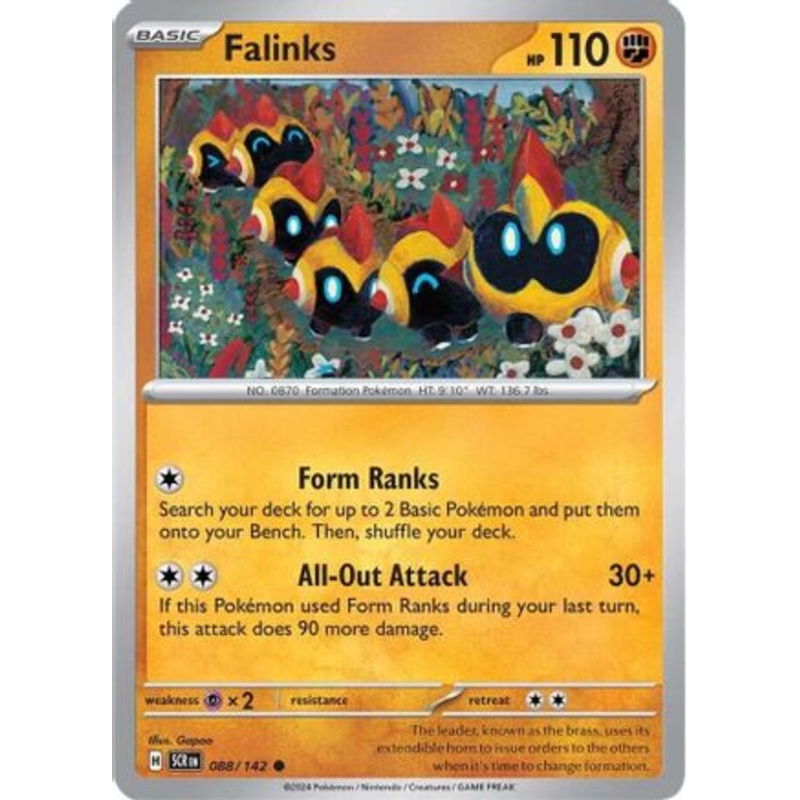 Falinks 088/142  - Reverse Holofoil SV07 Stellar Crown - Common