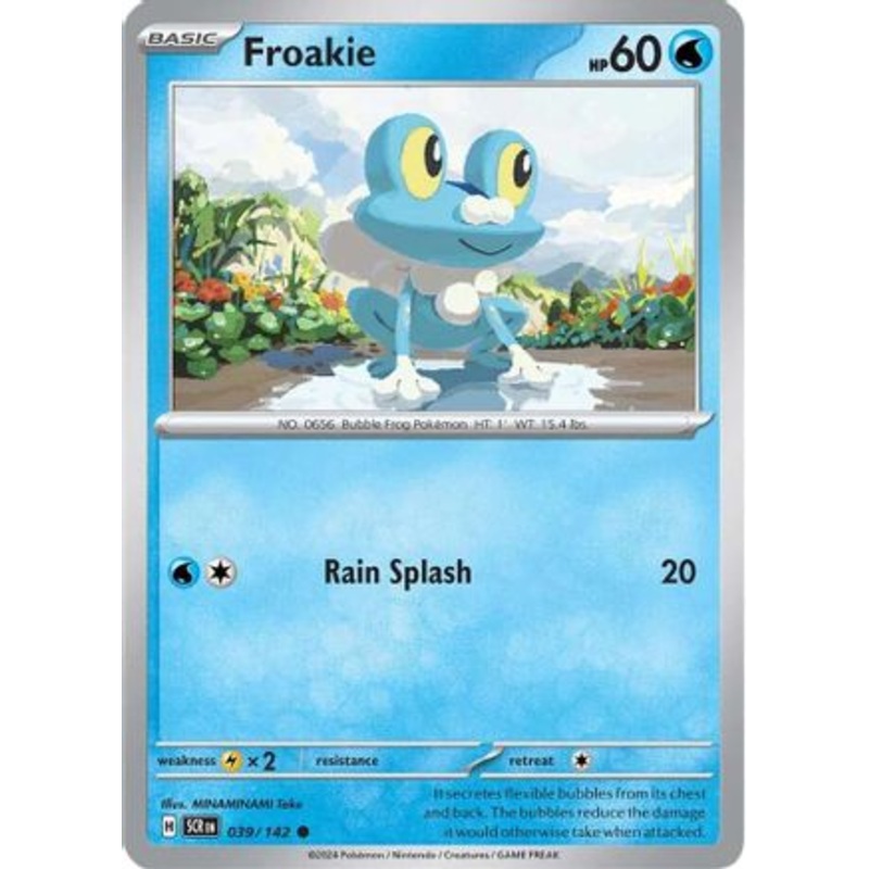 Froakie 039/142  - Reverse Holofoil SV07 Stellar Crown - Common
