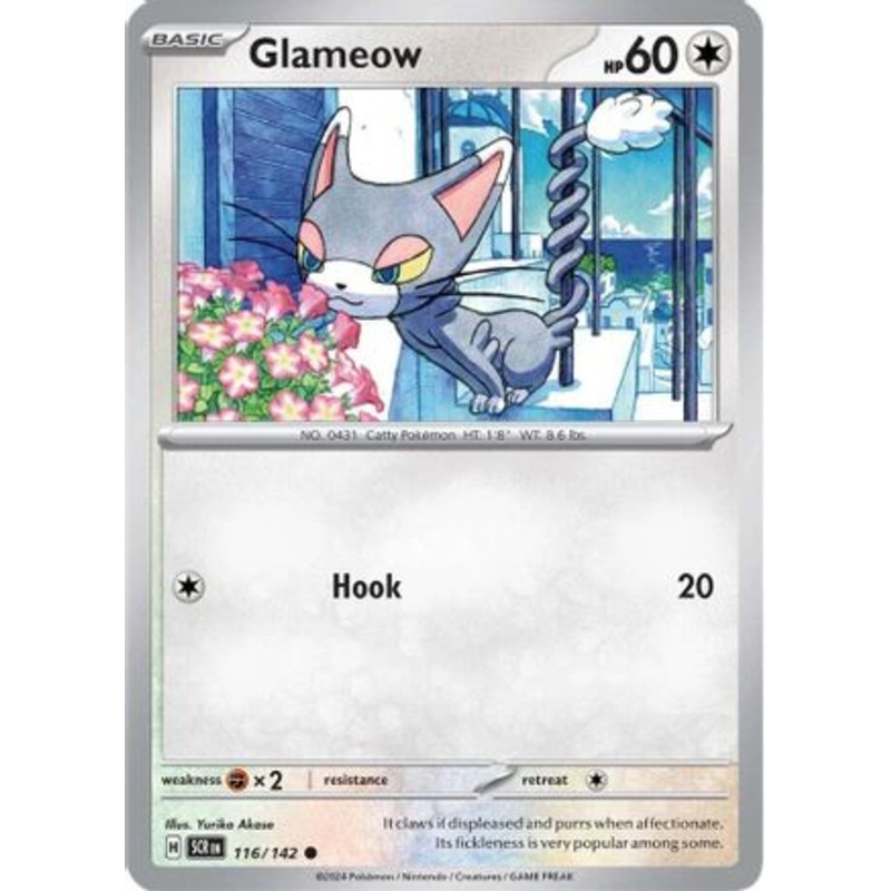 Glameow 116/142  SV07 Stellar Crown - Common