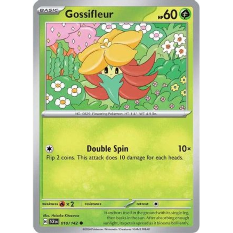 Gossifleur 010/142  - Reverse Holofoil SV07 Stellar Crown - Common