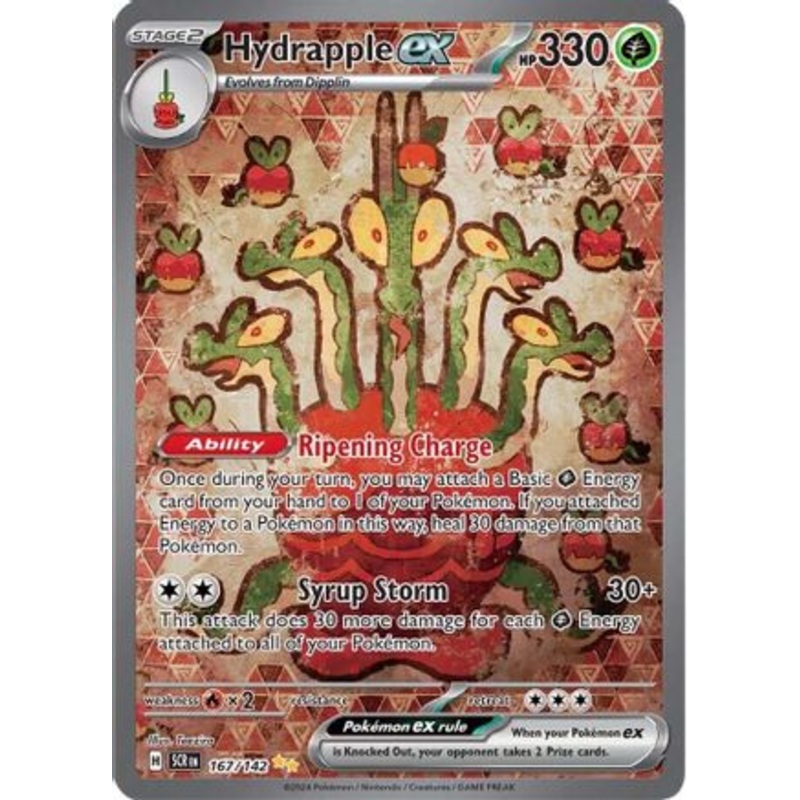 Hydrapple ex 167/142  - Holofoil SV07 Stellar Crown - Special Illustration Rare