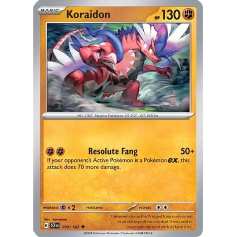 Koraidon 090/142  SV07 Stellar Crown - Uncommon