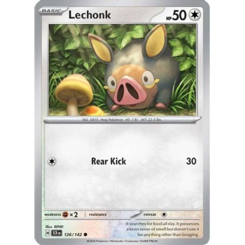 Lechonk 126/142  SV07 Stellar Crown - Common