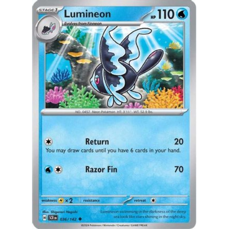 Lumineon 036/142  SV07 Stellar Crown - Uncommon