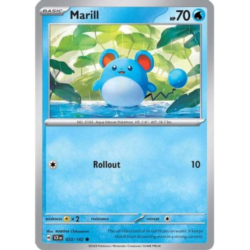 Marill 033/142  SV07 Stellar Crown - Common
