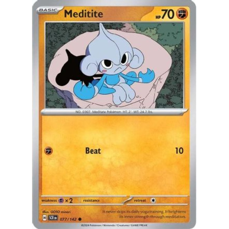 Meditite 077/142  SV07 Stellar Crown - Common