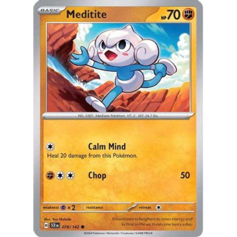 Meditite 078/142  SV07 Stellar Crown - Common