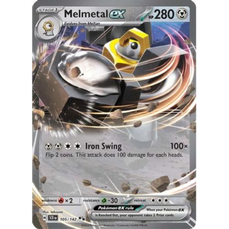 Melmetal ex 105/142  - Holofoil SV07 Stellar Crown - Double Rare