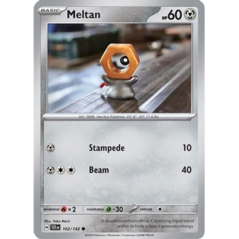 Meltan 102/142  SV07 Stellar Crown - Common