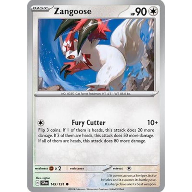 Zangoose 149/191  SV08 Surging Sparks - Common