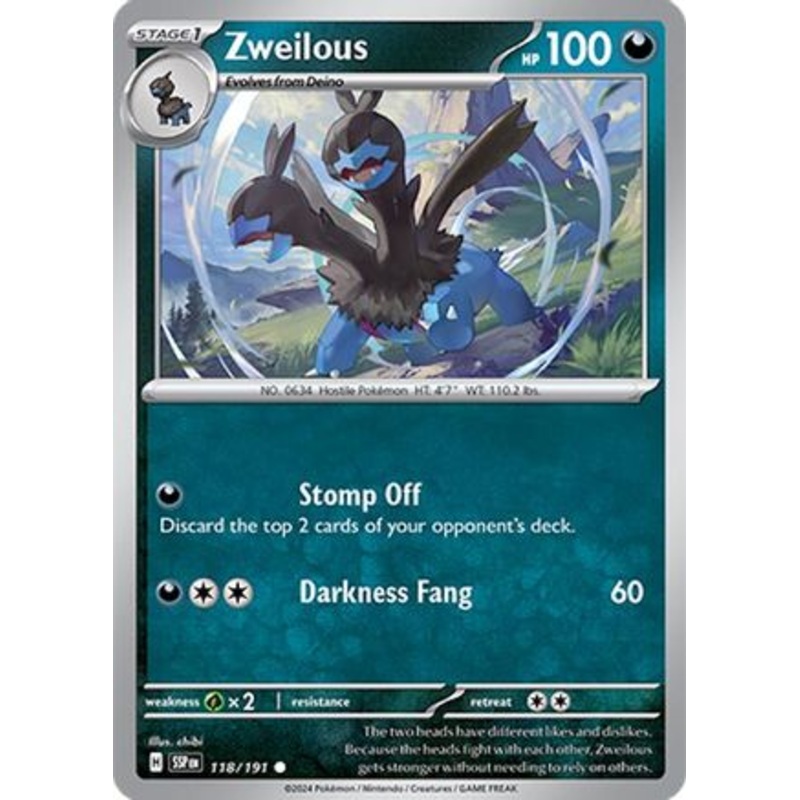 Zweilous 118/191  SV08 Surging Sparks - Common