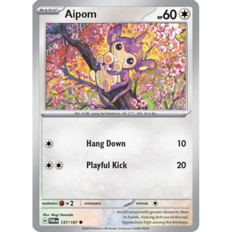 Aipom 137/167  SV06 Twilight Masquerade - Common