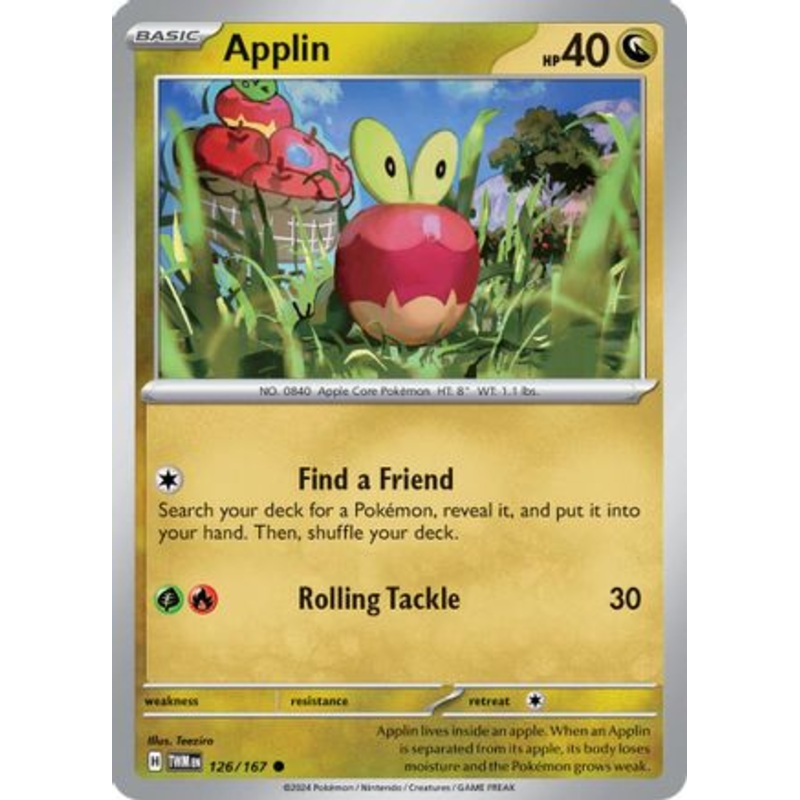 Applin 126/167  SV06 Twilight Masquerade - Common