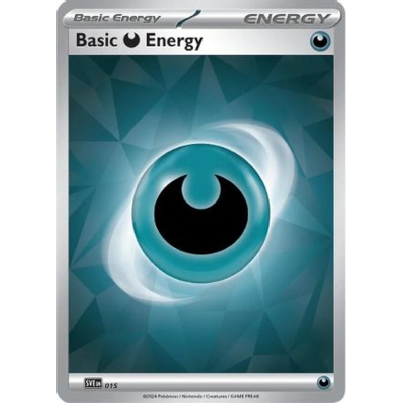 Basic Darkness Energy 015  - Holofoil SV07 Stellar Crown - Common