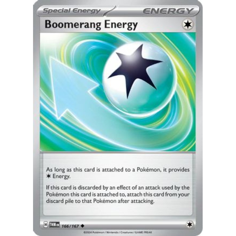 Boomerang Energy 166/167  SV06 Twilight Masquerade - Uncommon