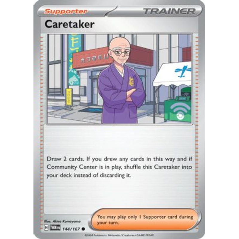 Caretaker 144/167  SV06 Twilight Masquerade - Common