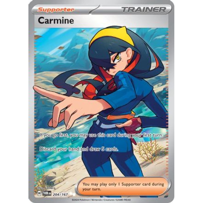 Carmine 204/167  - Holofoil SV06 Twilight Masquerade - Ultra Rare