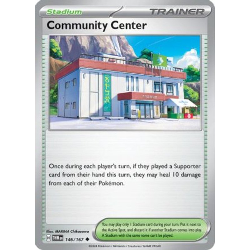 Community Center 146/167  - Reverse Holofoil SV06 Twilight Masquerade - Uncommon