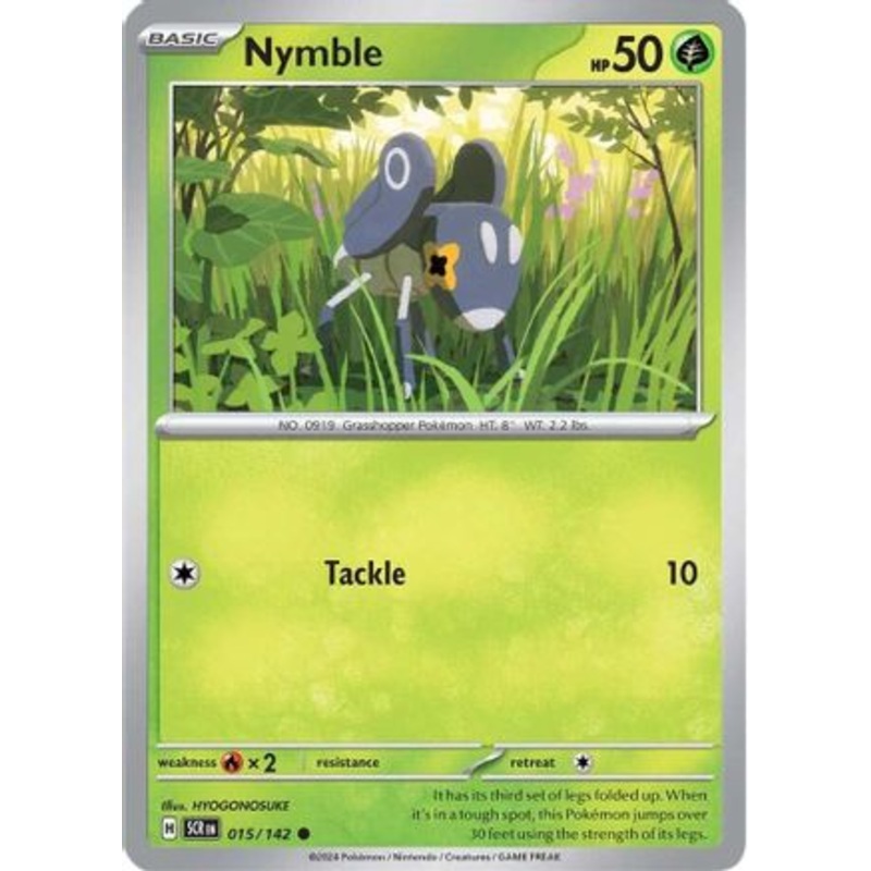 Nymble 015/142  - Reverse Holofoil SV07 Stellar Crown - Common