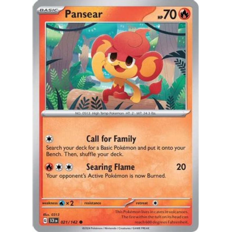 Pansear 021/142  SV07 Stellar Crown - Common