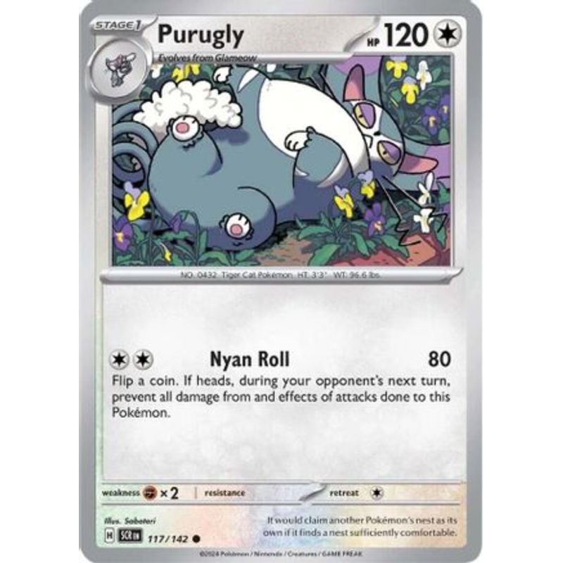Purugly 117/142  SV07 Stellar Crown - Common