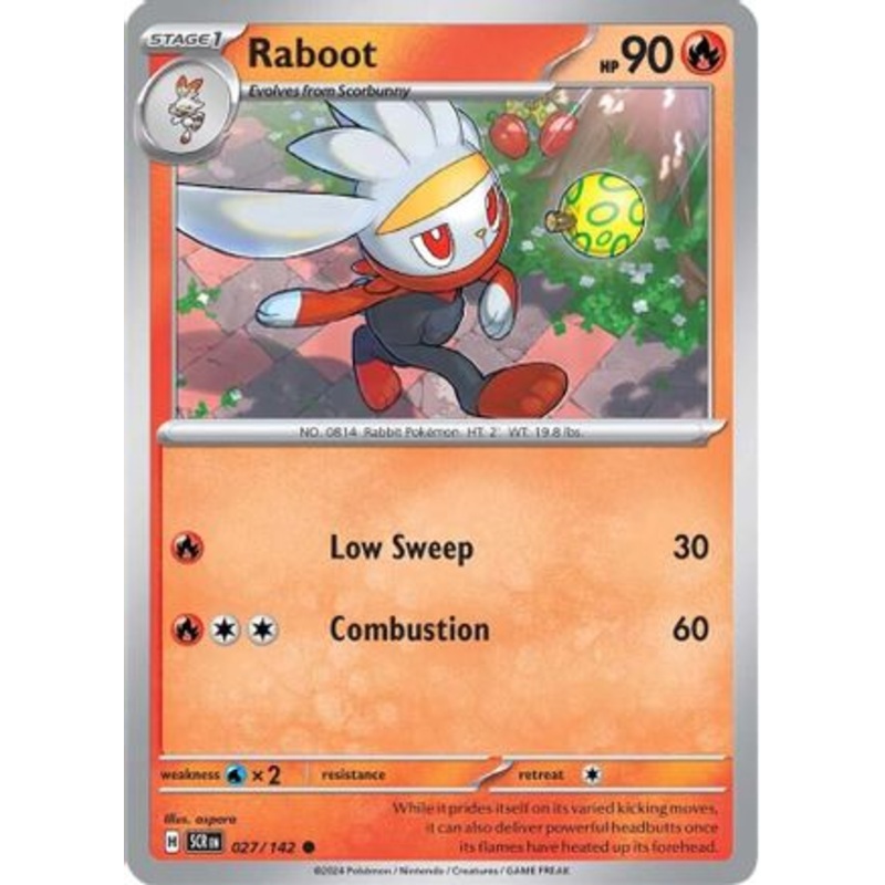 Raboot 027/142  SV07 Stellar Crown - Common