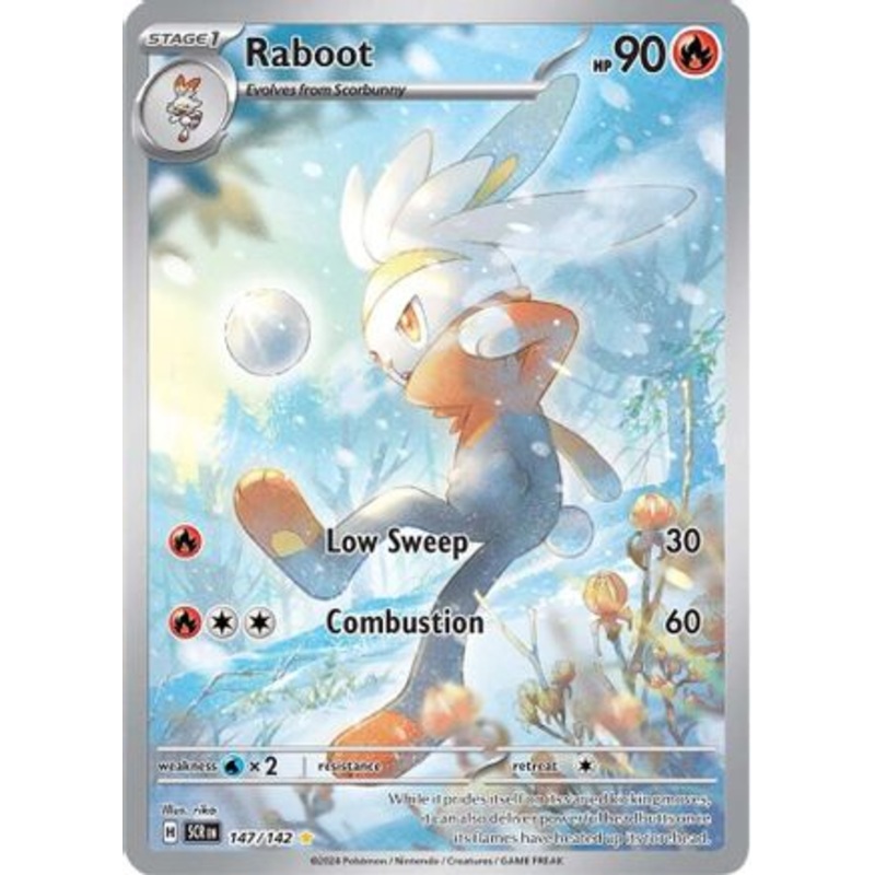 Raboot 147/142  - Holofoil SV07 Stellar Crown - Illustration Rare