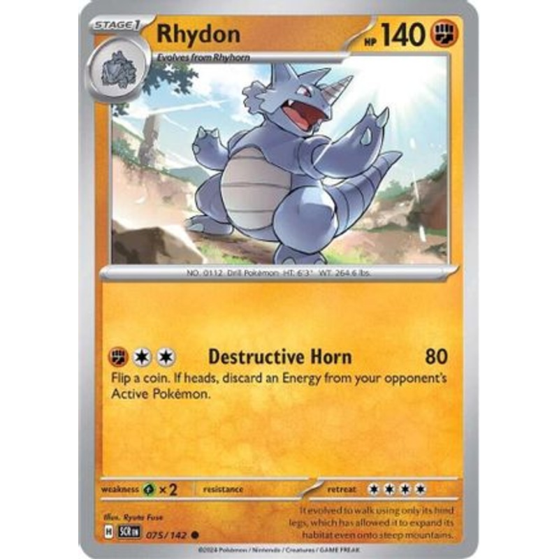 Rhydon 075/142  SV07 Stellar Crown - Common