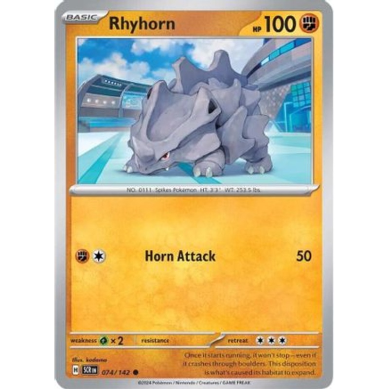 Rhyhorn 074/142  SV07 Stellar Crown - Common