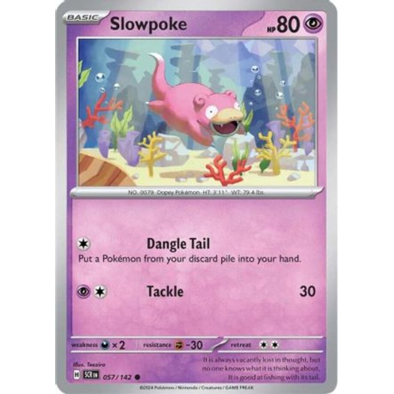 Slowpoke 057/142  SV07 Stellar Crown - Common