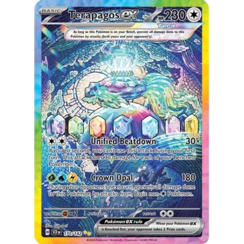 Terapagos ex 170/142  - Holofoil SV07 Stellar Crown - Special Illustration Rare