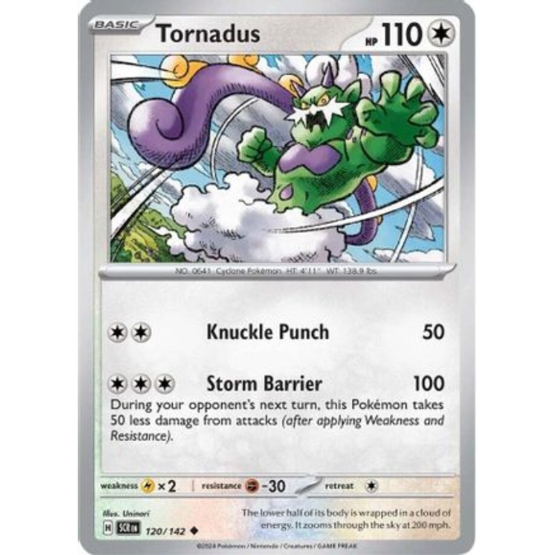Tornadus 120/142  SV07 Stellar Crown - Uncommon