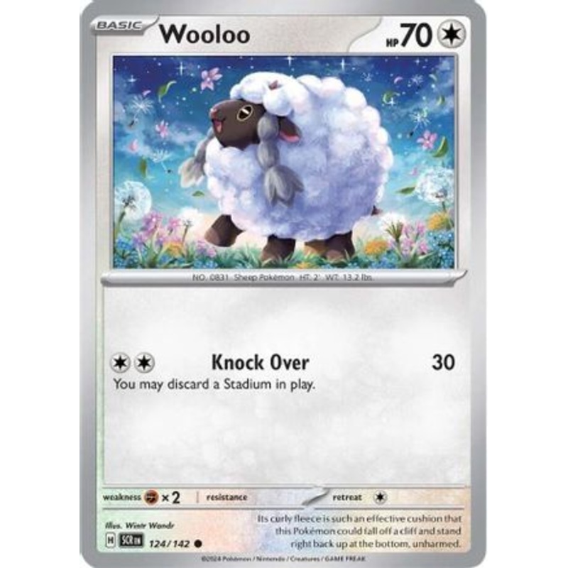 Wooloo 124/142  SV07 Stellar Crown - Common