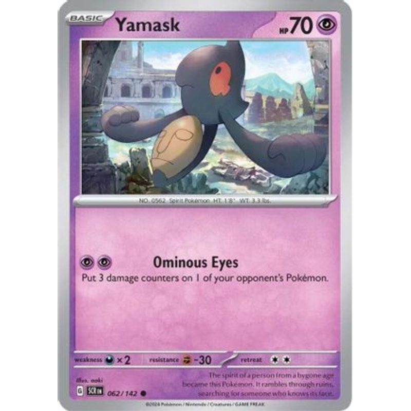 Yamask 062/142  SV07 Stellar Crown - Common