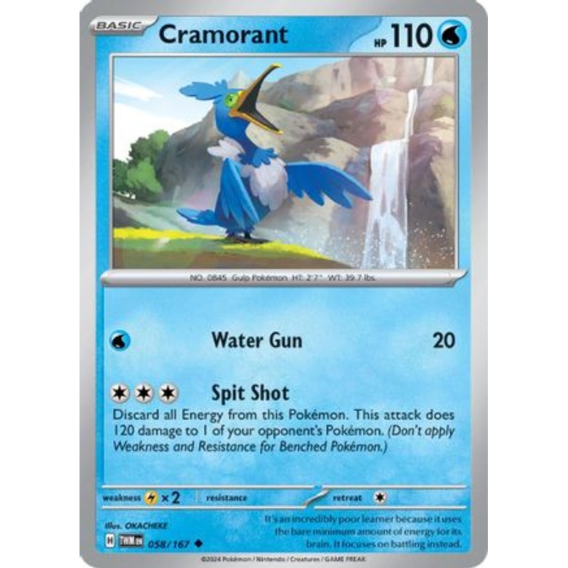 Cramorant 058/167  SV06 Twilight Masquerade - Uncommon