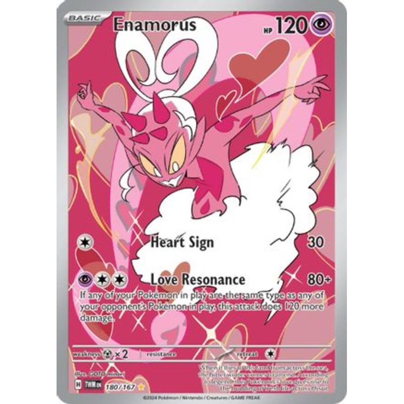 Enamorus 180/167  - Holofoil SV06 Twilight Masquerade - Illustration Rare