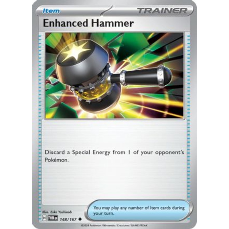 Enhanced Hammer 148/167  - Reverse Holofoil SV06 Twilight Masquerade - Uncommon