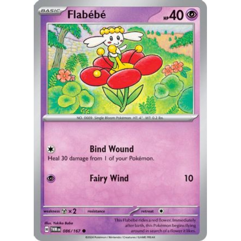 Flabebe 086/167  - Reverse Holofoil SV06 Twilight Masquerade - Common