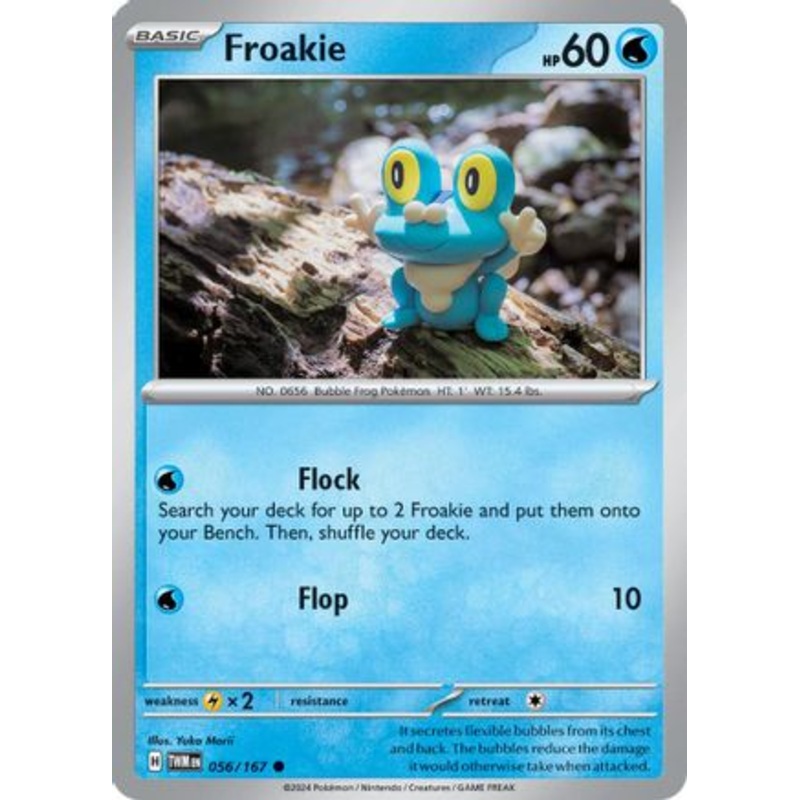 Froakie 056/167  - Reverse Holofoil SV06 Twilight Masquerade - Common