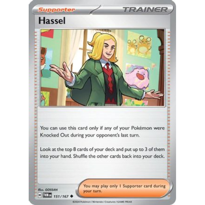 Hassel 151/167  - Reverse Holofoil SV06 Twilight Masquerade - Uncommon