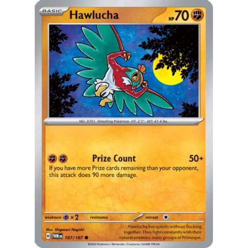 Hawlucha 107/167  SV06 Twilight Masquerade - Common