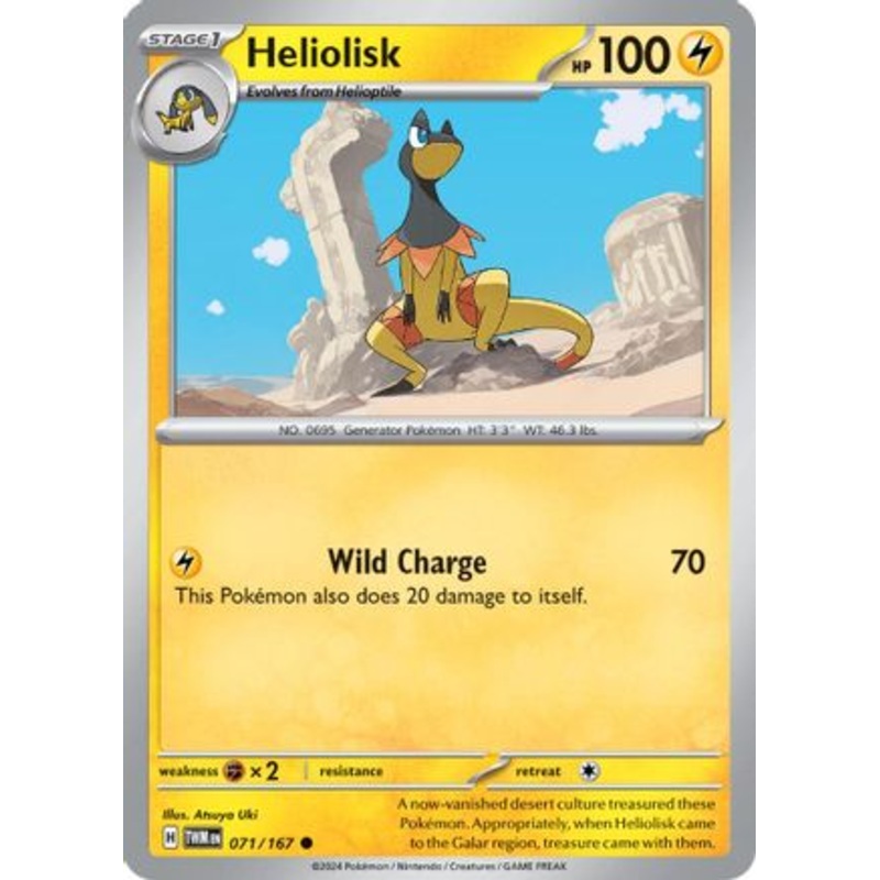 Heliolisk 071/167  SV06 Twilight Masquerade - Common