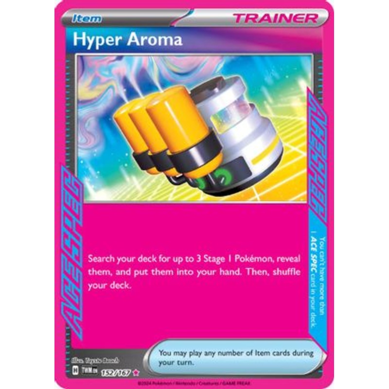 Hyper Aroma 152/167  - Holofoil SV06 Twilight Masquerade - ACE SPEC Rare