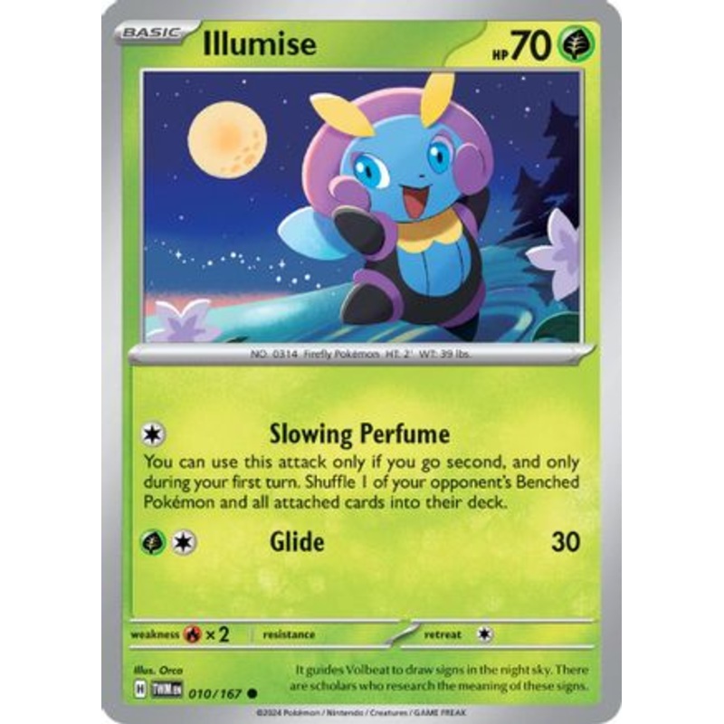 Illumise 010/167  - Reverse Holofoil SV06 Twilight Masquerade - Common