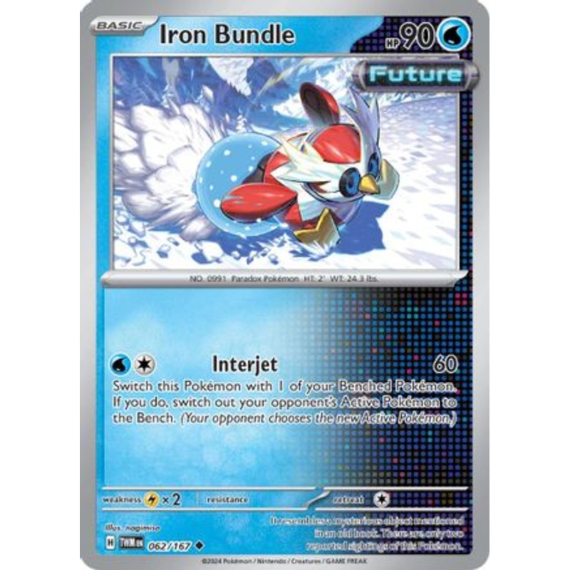Iron Bundle 062/167  - Reverse Holofoil SV06 Twilight Masquerade - Uncommon