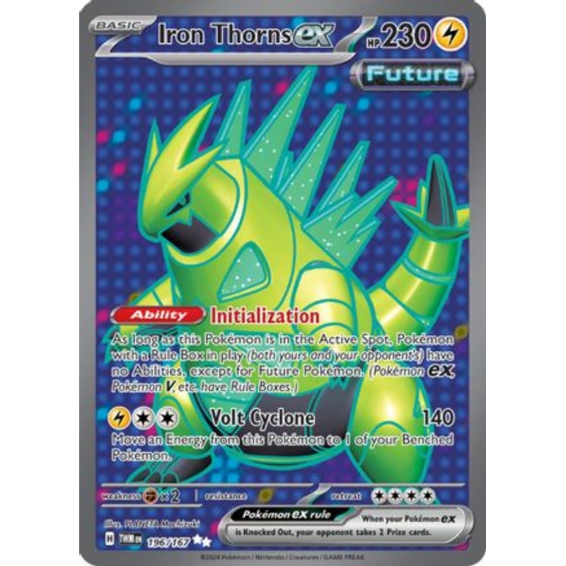 Iron Thorns ex 196/167  - Holofoil SV06 Twilight Masquerade - Ultra Rare