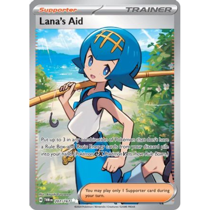 Lana's Aid 207/167  - Holofoil SV06 Twilight Masquerade - Ultra Rare